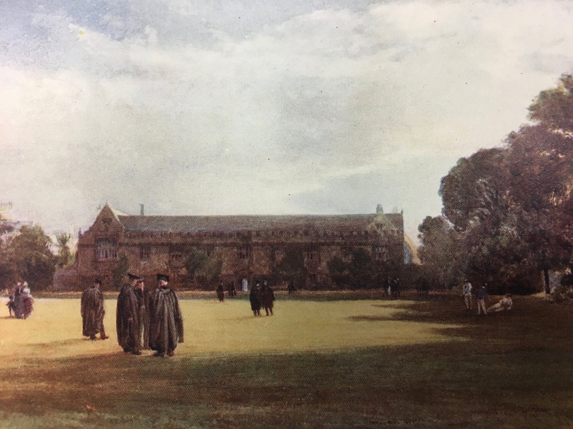 1903 OXFORD - St John’s College - Oxford University - John Fulleylove, Edward Thomas - Antique Oxford Print - 8.5 x 6 Inches