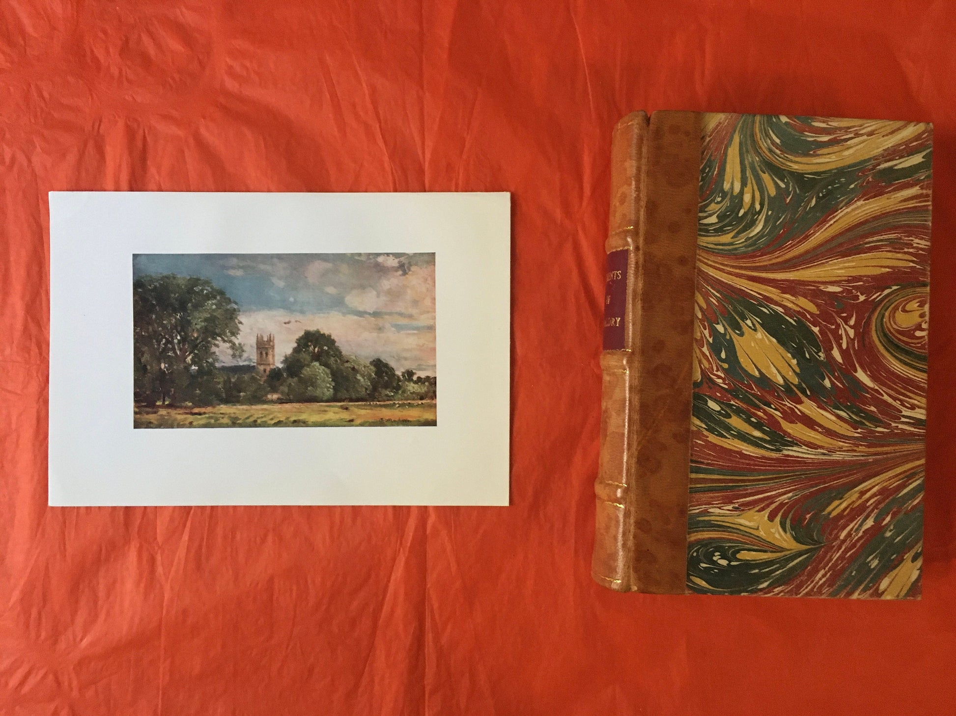 1903 OXFORD - MAGDALEN COLLEGE Tower, Oxford University - John Fulleylove - Antique Oxford Print - 120 Years Old