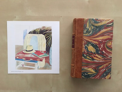 Vintage 1978 DAVID HOCKNEY - "Still Life, Taj Hotel, Bombay, 1977" Print - Hockney Art - Hockney Wall Art - 8 x 8.12 Inches