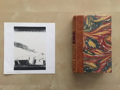 Vintage 1978 DAVID HOCKNEY - "Cold Water About to Hit the Prince, 1969" Print - Hockney Art - Hockney Wall Art - 8 x 8.12 Inches