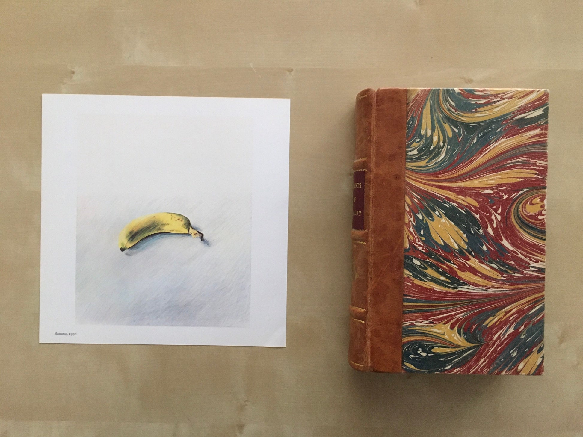 Vintage 1978 DAVID HOCKNEY - "Banana, 1970" Print - Hockney Art - Hockney Wall Art - 8 x 8.12 Inches