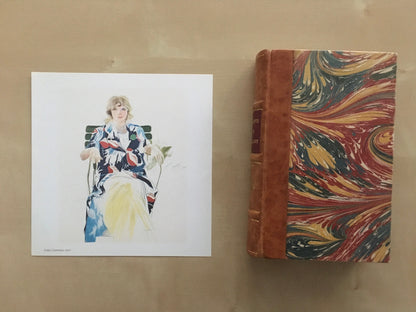 Vintage 1978 DAVID HOCKNEY - "Celia, Carennac, 1971" Print - Hockney Art - Hockney Wall Art - 8 x 8.12 Inches