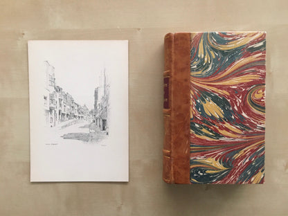 1915 HASTINGS - HIGH STREET - Antique Hastings Print - Local History Print - Hasting Kent Wall Art - Over 100 Years Old