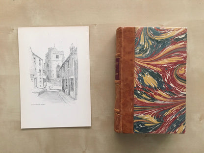 1915 HASTINGS - St. CLEMENT'S CHURCH - Antique Hastings Print - Local History Print - Hasting Kent Wall Art - Over 100 Years Old