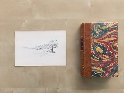 1915 HASTINGS - EAST PARADE - Antique Hastings Print - Local History Print - Hasting Kent Wall Art - Over 100 Years Old