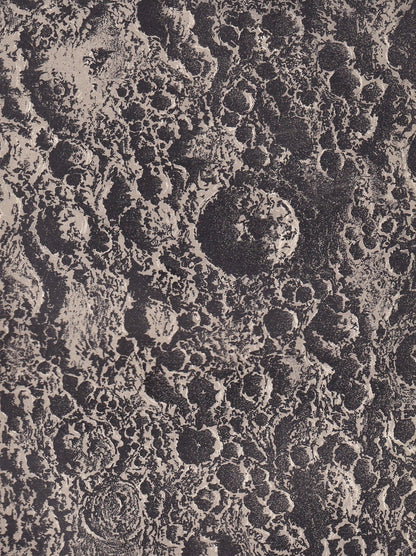 1905 MOON CRATER: TYCHO Print - Astronomy Print, The Moon - Astronomy Wall Art - Original Antique Print - Nearly 120 Years Old