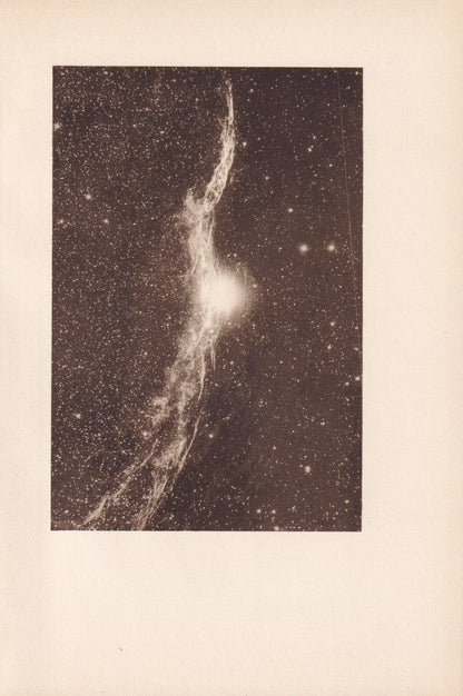1934 CYGNUS NEBULA Print - Astronomy - Astronomy Print - Astronomy Wall Art - Original Vintage Print - 89 Years Old - 9.15 x 