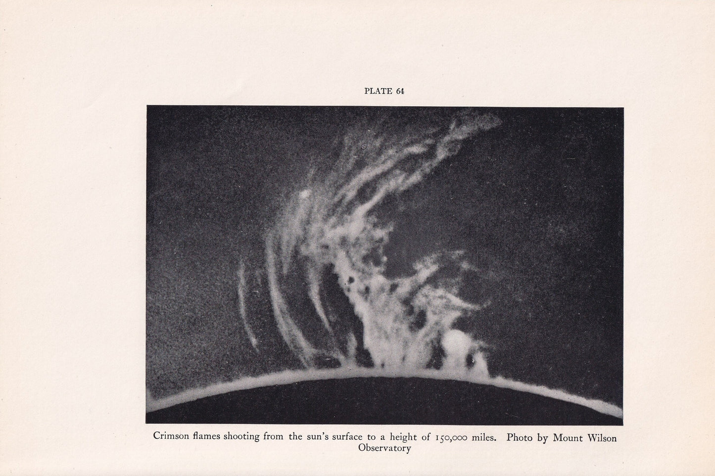 1934 SUN SURFACE Print - Sun Print - Astronomy - Astronomy Print - Original Vintage Print - 89 Years Old - 9.15 x 6 Inches