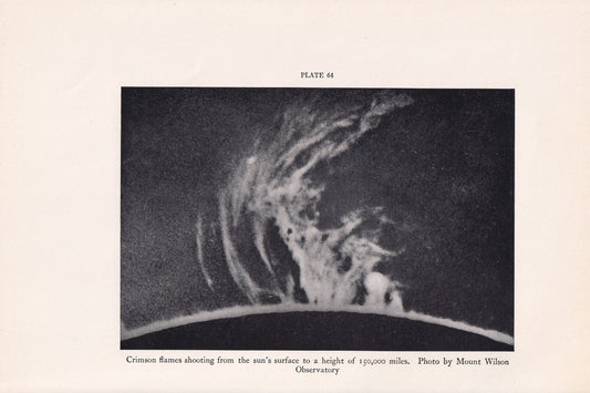 1934 SUN SURFACE Print - Sun Print - Astronomy - Astronomy Print - Original Vintage Print - 89 Years Old - 9.15 x 6 Inches