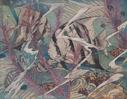 1934 ATLANTIC SPADEFISH Print - Original Vintage Print - Sea Life Decor - Sea Wall Art - Tropical Fish Art - 89 Years Old - 9