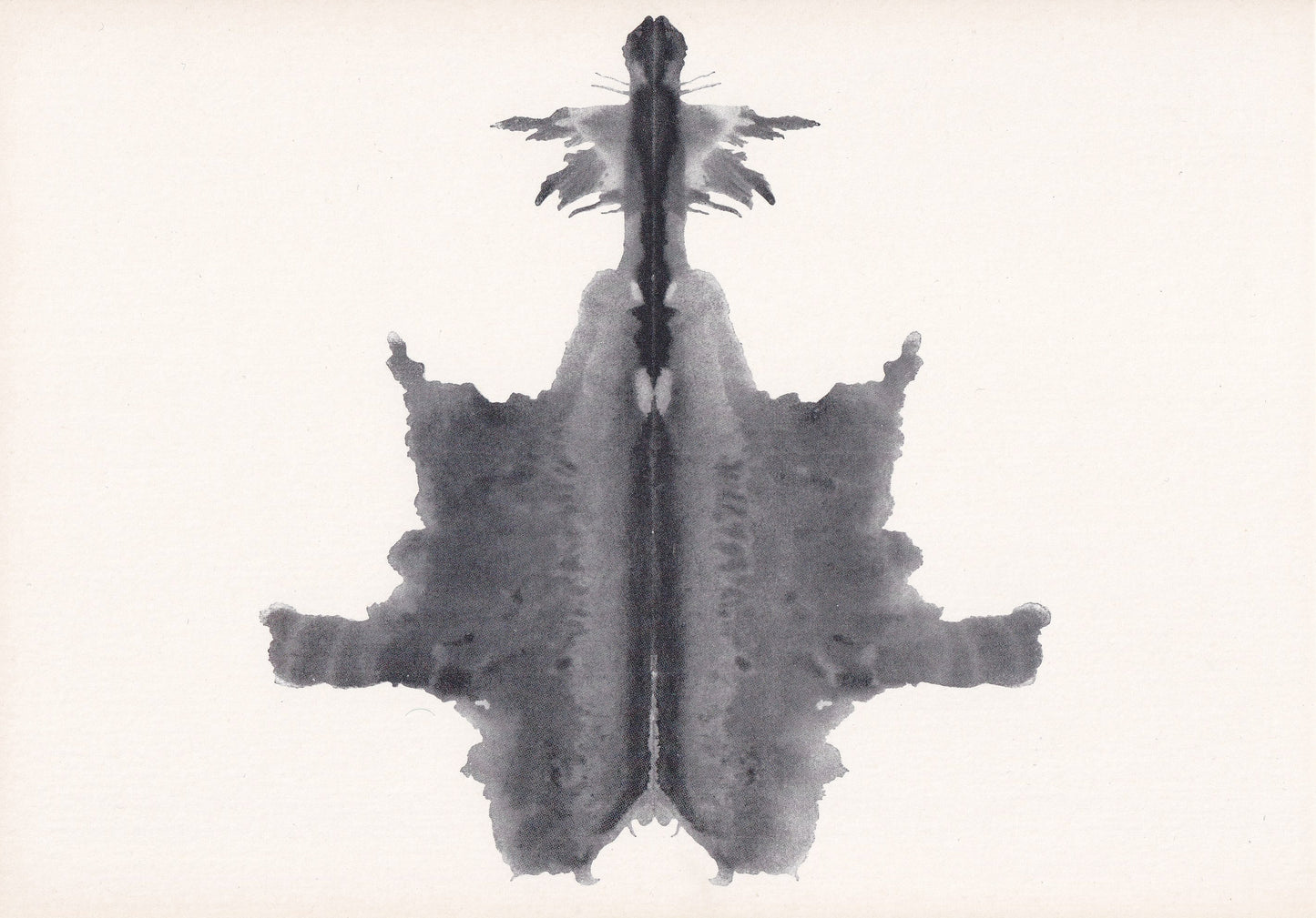 1948 RORSCHACH INKBLOT TEST Card - Inkblot Test Print - Psychology Wall Art - Psychiatry Wall Art - Inkblot Wall Art - 9.5 x 6.7 Inches