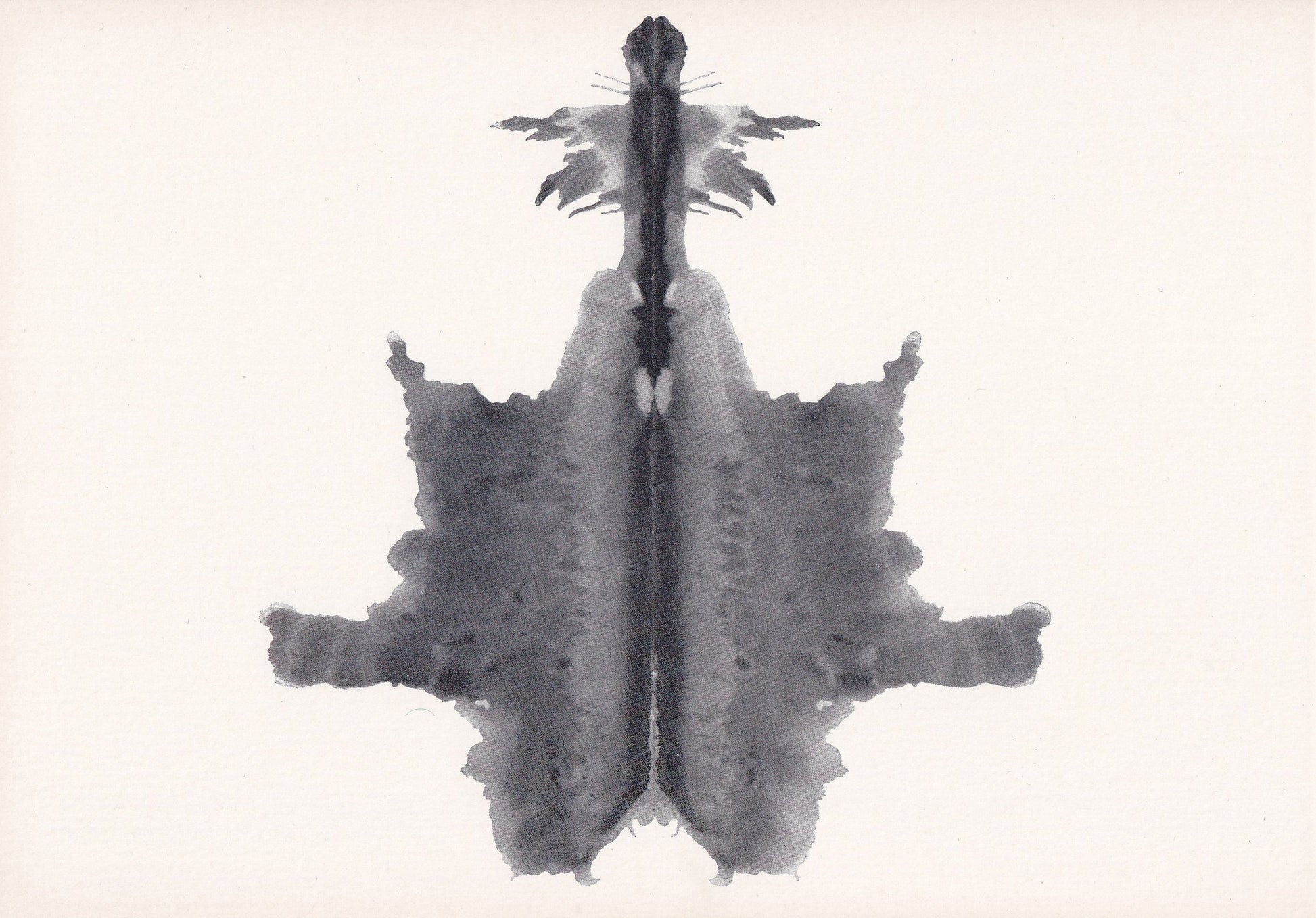 1948 RORSCHACH INKBLOT TEST Card - Inkblot Test Print - Psychology Wall Art - Psychiatry Wall Art - Inkblot Wall Art - 9.5 x 6.7 Inches