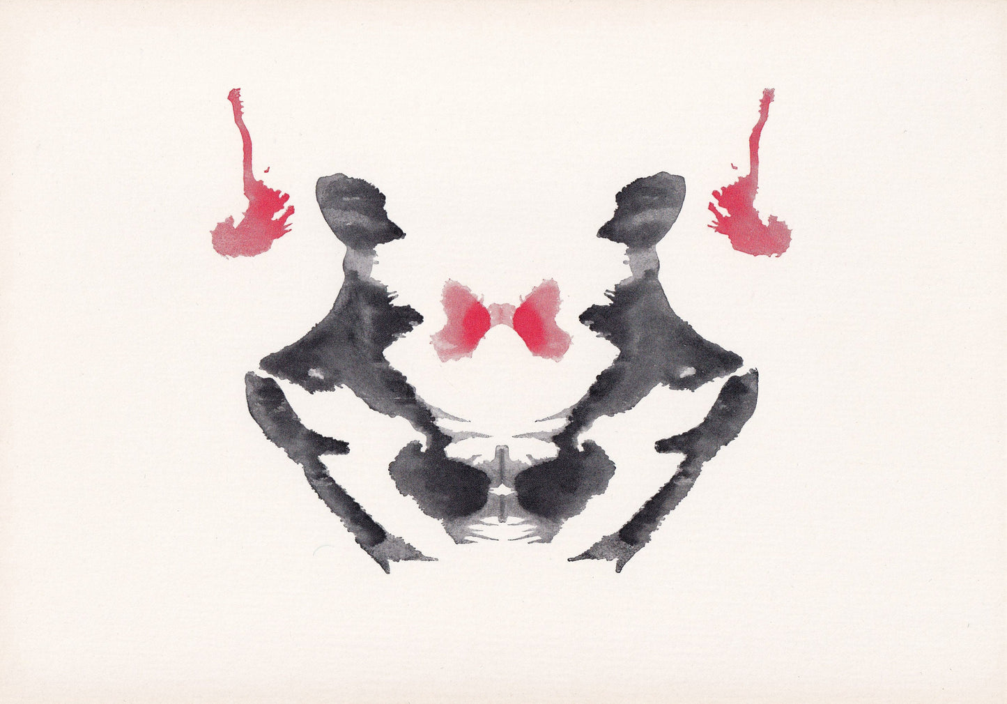 1948 RORSCHACH INKBLOT TEST Card - Inkblot Test Print - Psychology Wall Art - Psychiatry Wall Art - Inkblot Wall Art - 9.5 x 6.7 Inches