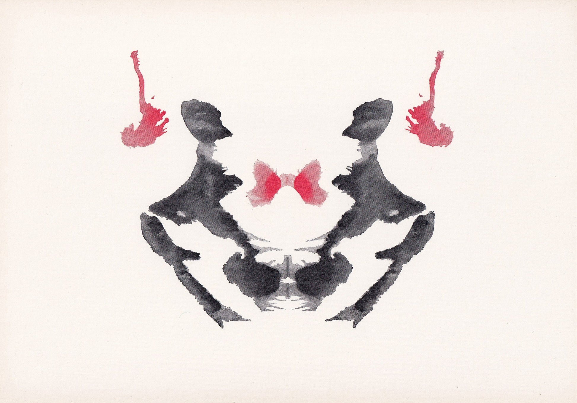 1948 RORSCHACH INKBLOT TEST Card - Inkblot Test Print - Psychology Wall Art - Psychiatry Wall Art - Inkblot Wall Art - 9.5 x 6.7 Inches