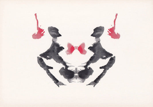 1948 RORSCHACH INKBLOT TEST Card - Inkblot Test Print - Psychology Wall Art - Psychiatry Wall Art - Inkblot Wall Art - 9.5 x 6.7 Inches