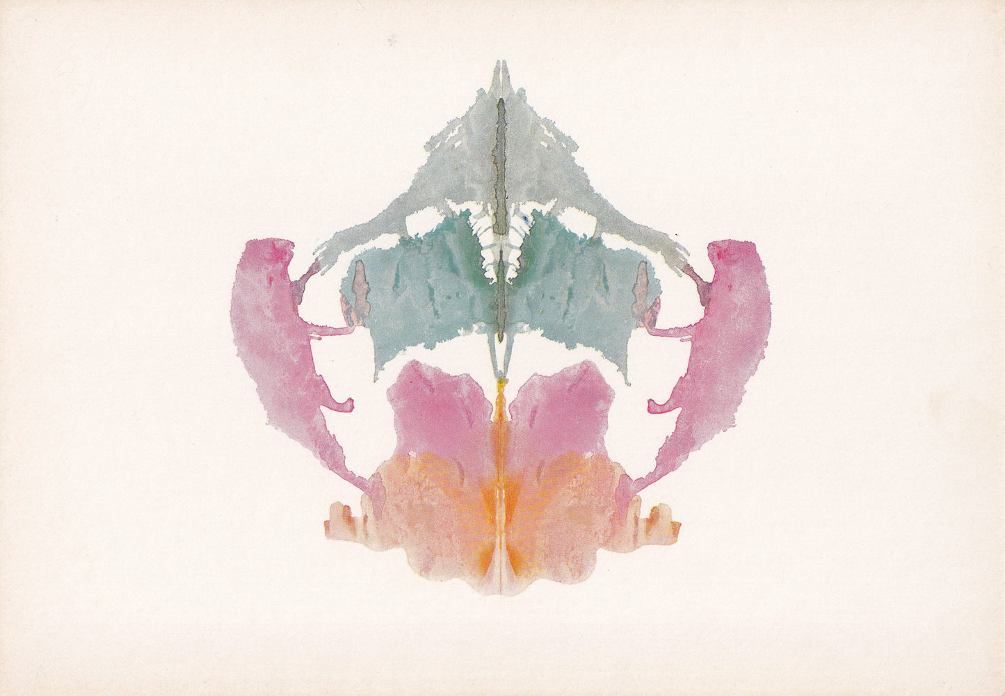 1948 RORSCHACH INKBLOT TEST Card - Inkblot Test Print - Psychology Wall Art - Psychiatry Wall Art - Inkblot Wall Art - 9.5 x 6.7 Inches