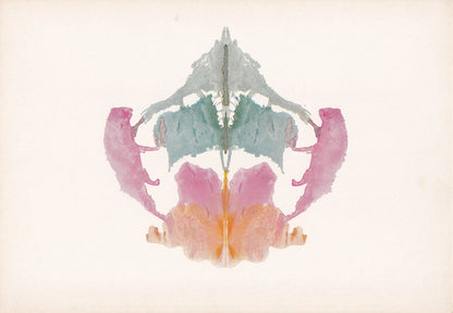 1948 RORSCHACH INKBLOT TEST Card - Inkblot Test Print - Psychology Wall Art - Psychiatry Wall Art - Inkblot Wall Art - 9.5 x 6.7 Inches