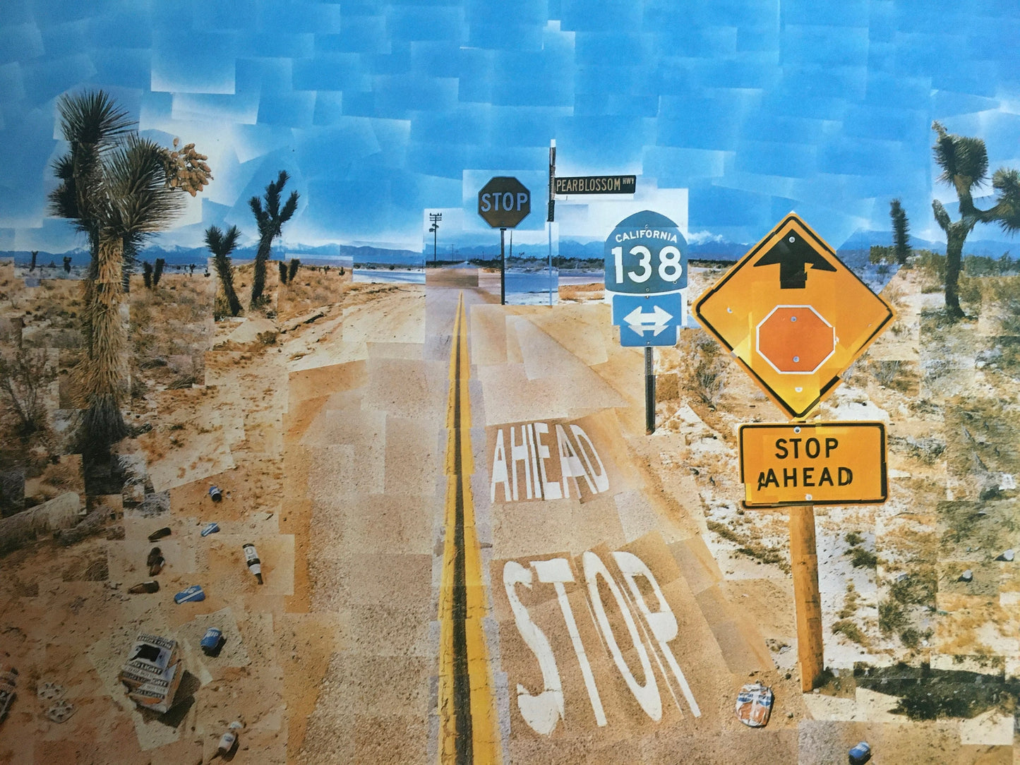 Vintage 1987 DAVID HOCKNEY Print - Centre of Photography New York 1986, Exhibition Poster - Hockney Wall Art - 10.25 x 14 Inches