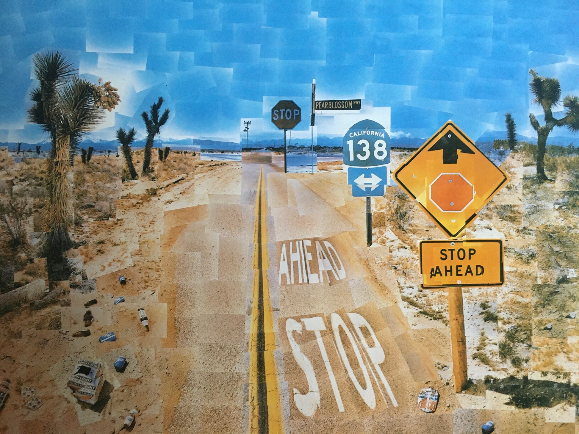 Vintage 1987 DAVID HOCKNEY Print - Centre of Photography New York 1986, Exhibition Poster - Hockney Wall Art - 10.25 x 14 Inches