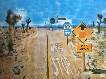 Vintage 1987 DAVID HOCKNEY Print - Centre of Photography New York 1986, Exhibition Poster - Hockney Wall Art - 10.25 x 14 Inches