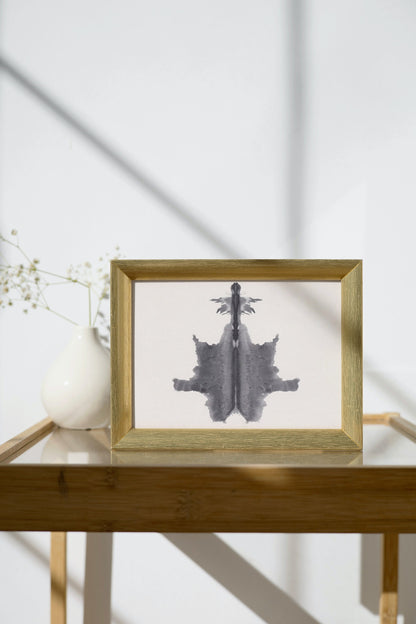 1948 RORSCHACH INKBLOT TEST Card - Inkblot Test Print - Psychology Wall Art - Psychiatry Wall Art - Inkblot Wall Art - 9.5 x 6.7 Inches