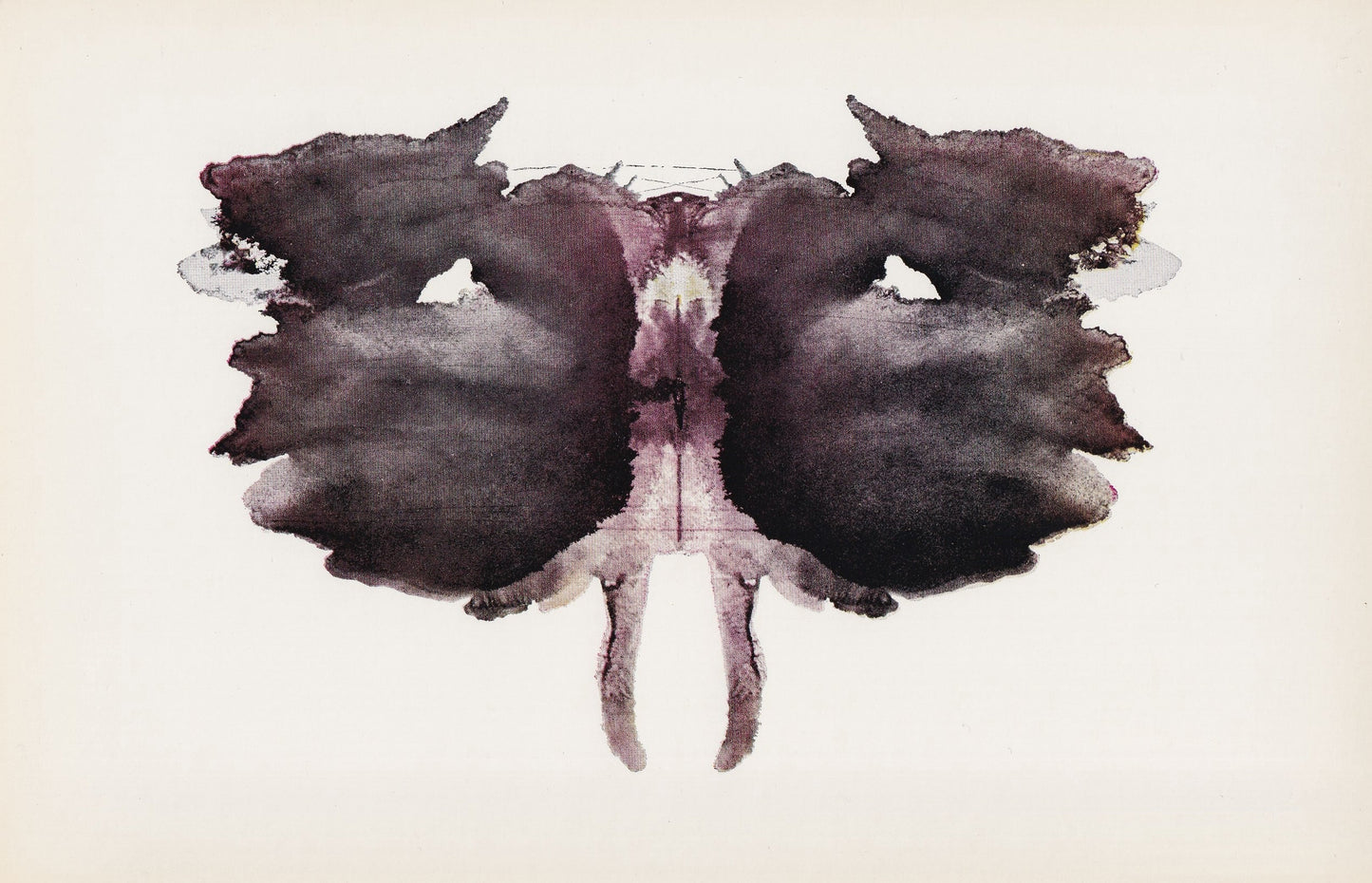 1958 HOLTZMAN INKBLOT TEST Card - Inkblot Test Print - Psychology Wall Art - Psychiatry Wall Art - Inkblot Wall Art - 8.5 x 5.5 Inches