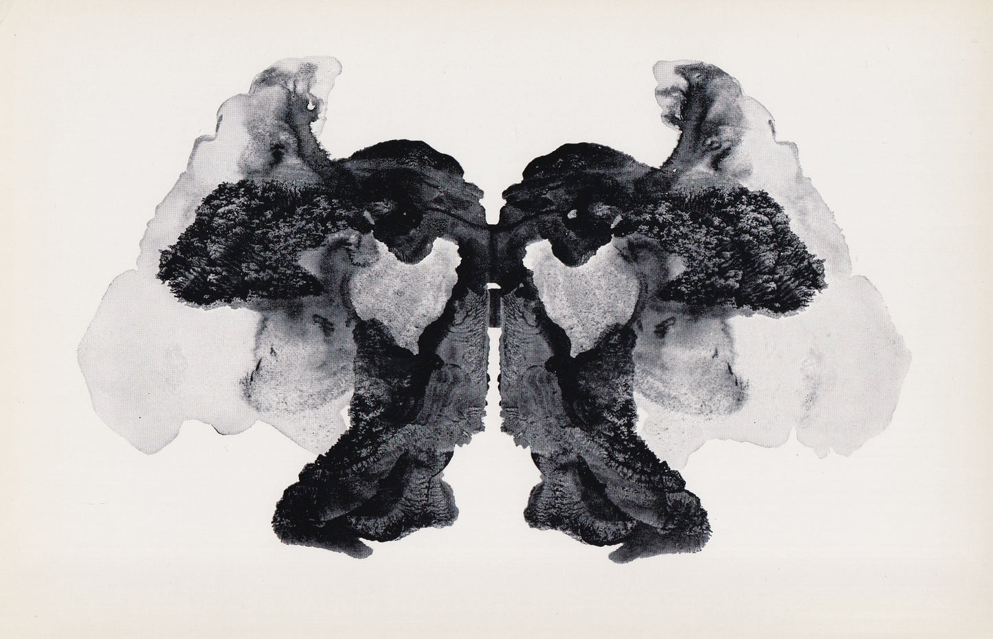 1958 HOLTZMAN INKBLOT TEST Card - Inkblot Test Print - Psychology Wall Art - Psychiatry Wall Art - Inkblot Wall Art - 8.5 x 5.5 Inches