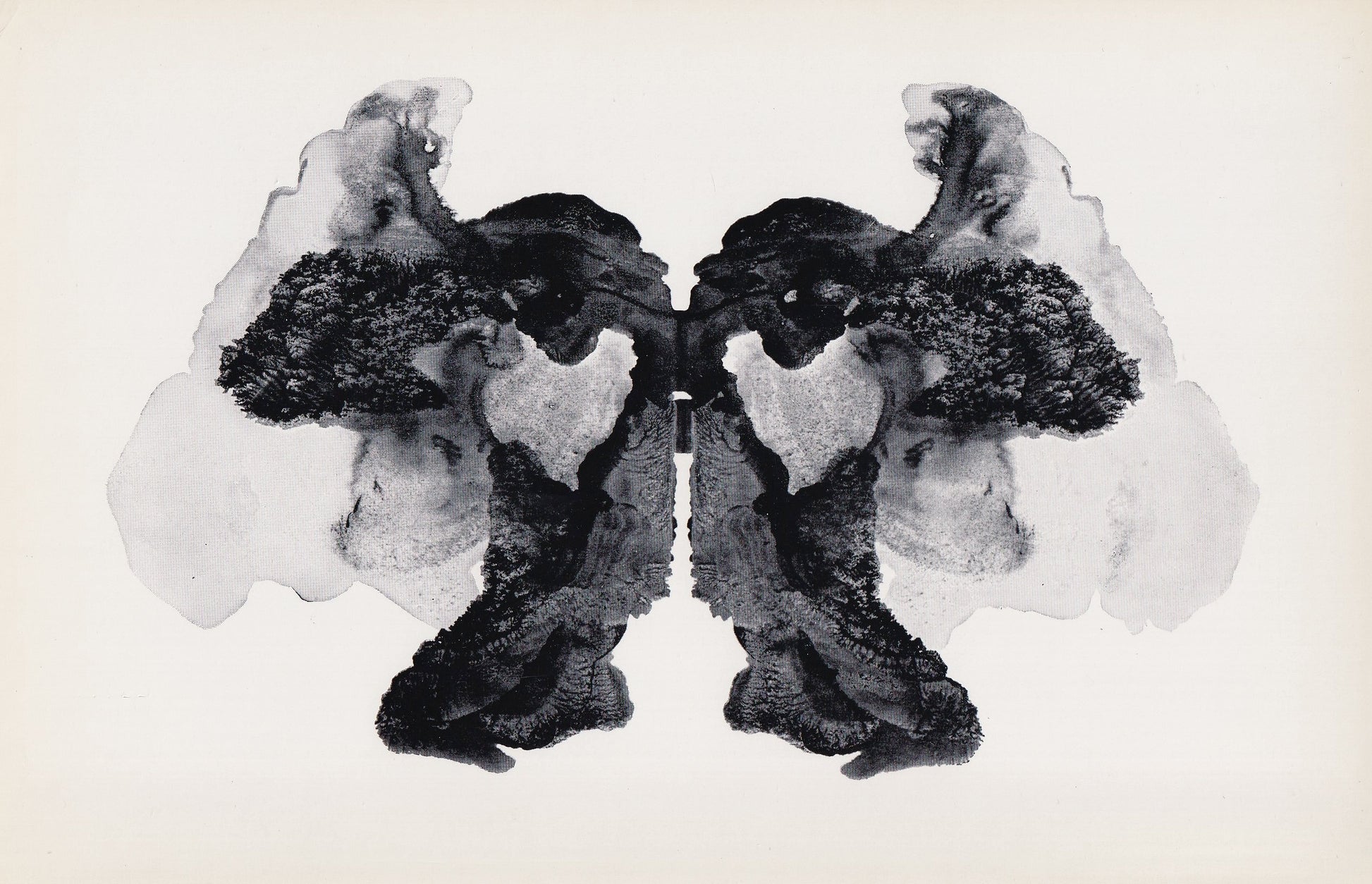 1958 HOLTZMAN INKBLOT TEST Card - Inkblot Test Print - Psychology Wall Art - Psychiatry Wall Art - Inkblot Wall Art - 8.5 x 5.5 Inches