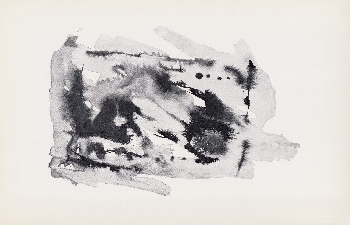 1958 HOLTZMAN INKBLOT TEST Card - Inkblot Test Print - Psychology Wall Art - Psychiatry Wall Art - Inkblot Wall Art - 8.5 x 5.5 Inches