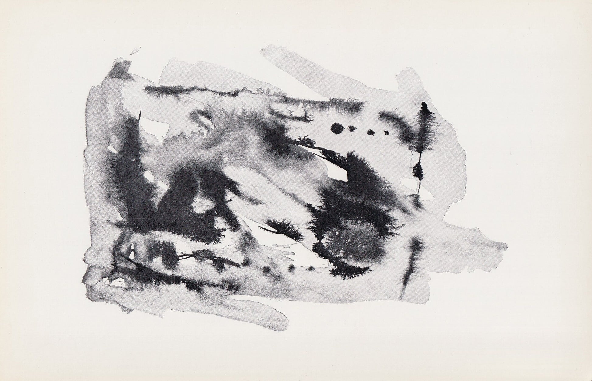 1958 HOLTZMAN INKBLOT TEST Card - Inkblot Test Print - Psychology Wall Art - Psychiatry Wall Art - Inkblot Wall Art - 8.5 x 5.5 Inches