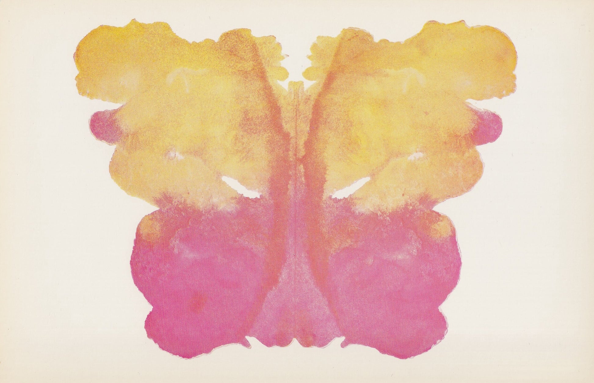 1958 HOLTZMAN INKBLOT TEST Card - Inkblot Test Print - Psychology Wall Art - Psychiatry Wall Art - Inkblot Wall Art - 8.5 x 5.5 Inches