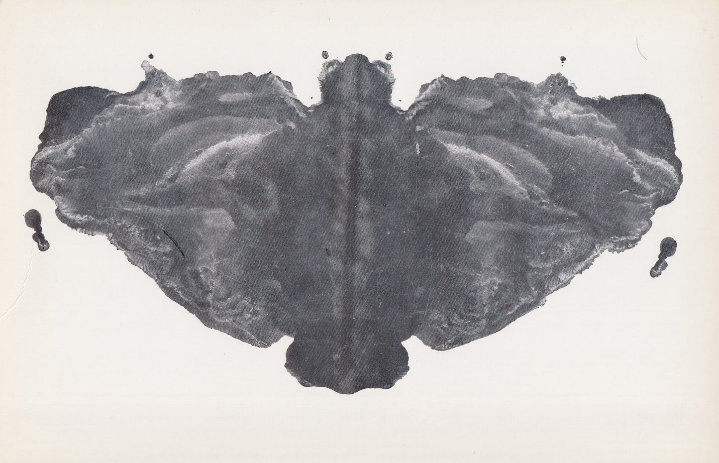 1958 HOLTZMAN INKBLOT TEST Card - Inkblot Test Print - Psychology Wall Art - Psychiatry Wall Art - Inkblot Wall Art - 8.5 x 5.5 Inches