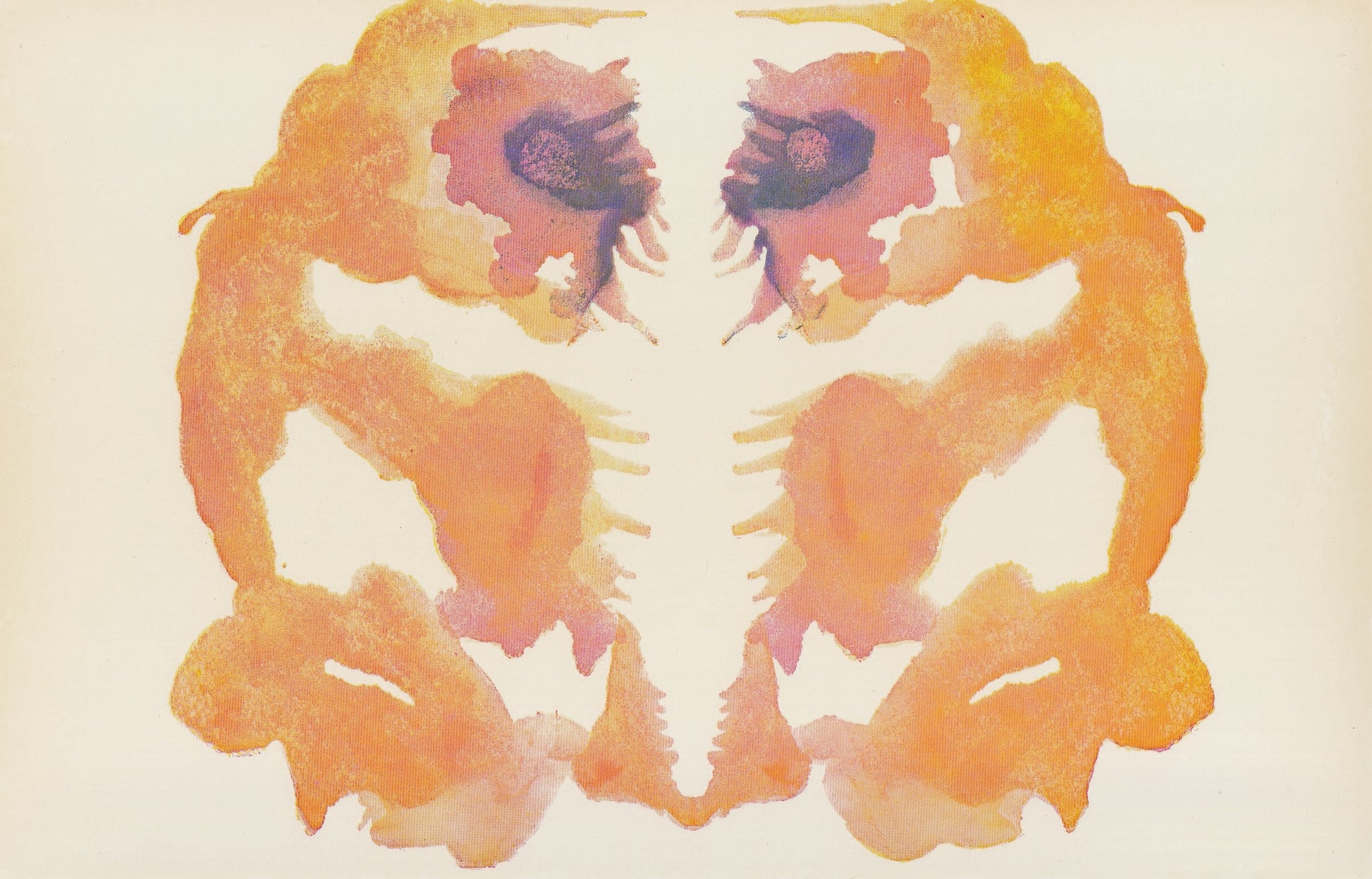 1958 HOLTZMAN INKBLOT TEST Card - Inkblot Test Print - Psychology Wall Art - Psychiatry Wall Art - Inkblot Wall Art - 8.5 x 5.5 Inches