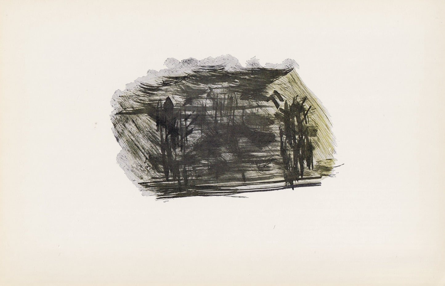 1958 HOLTZMAN INKBLOT TEST Card - Inkblot Test Print - Psychology Wall Art - Psychiatry Wall Art - Inkblot Wall Art - 8.5 x 5.5 Inches