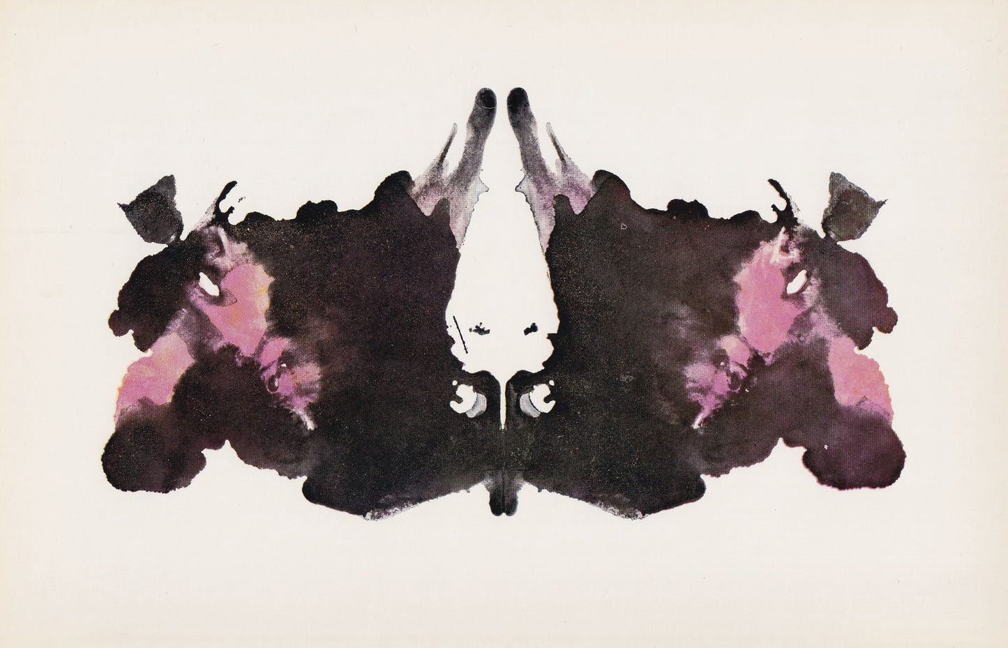1958 HOLTZMAN INKBLOT TEST Card - Inkblot Test Print - Psychology Wall Art - Psychiatry Wall Art - Inkblot Wall Art - 8.5 x 5.5 Inches