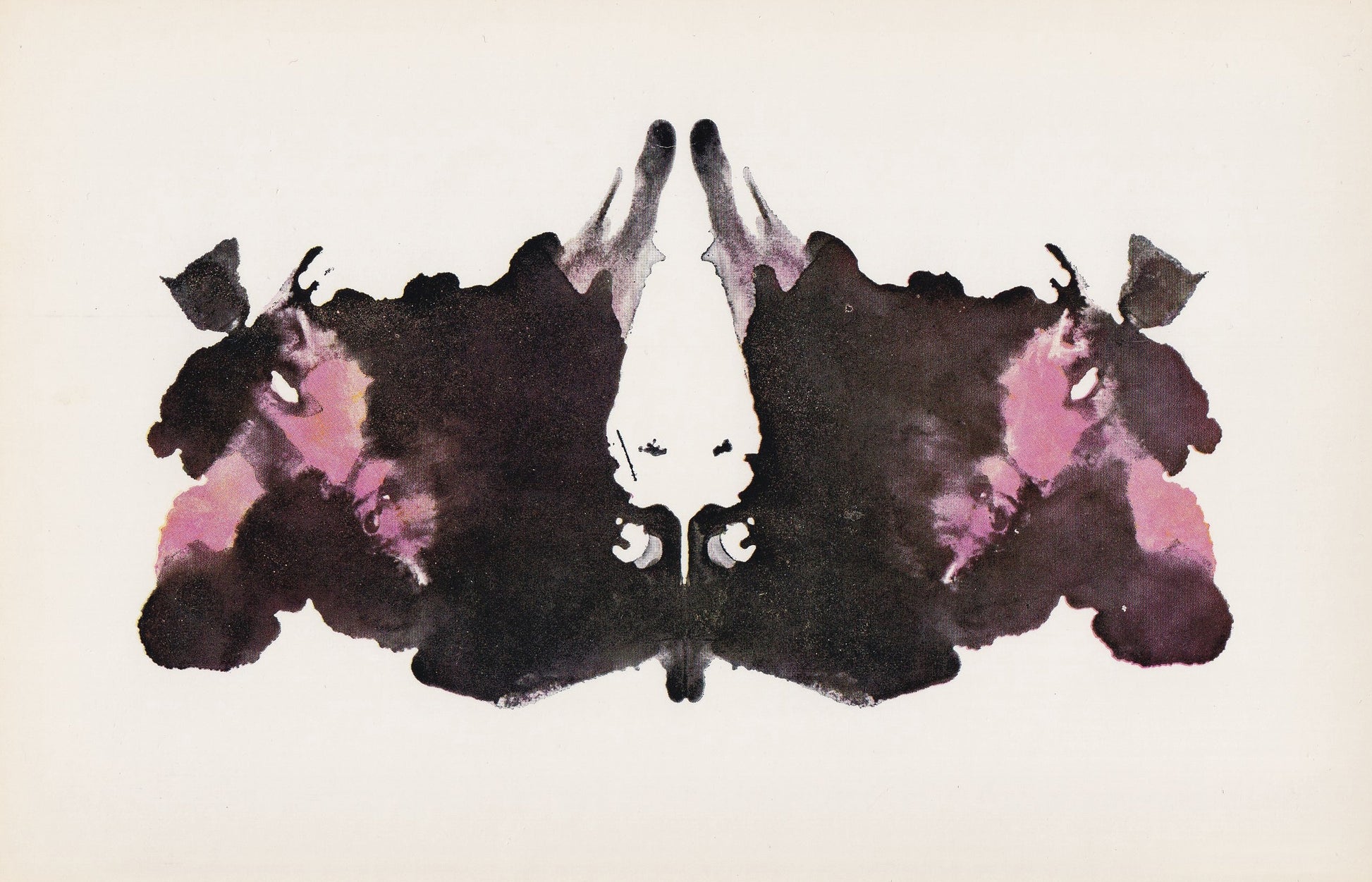 1958 HOLTZMAN INKBLOT TEST Card - Inkblot Test Print - Psychology Wall Art - Psychiatry Wall Art - Inkblot Wall Art - 8.5 x 5.5 Inches