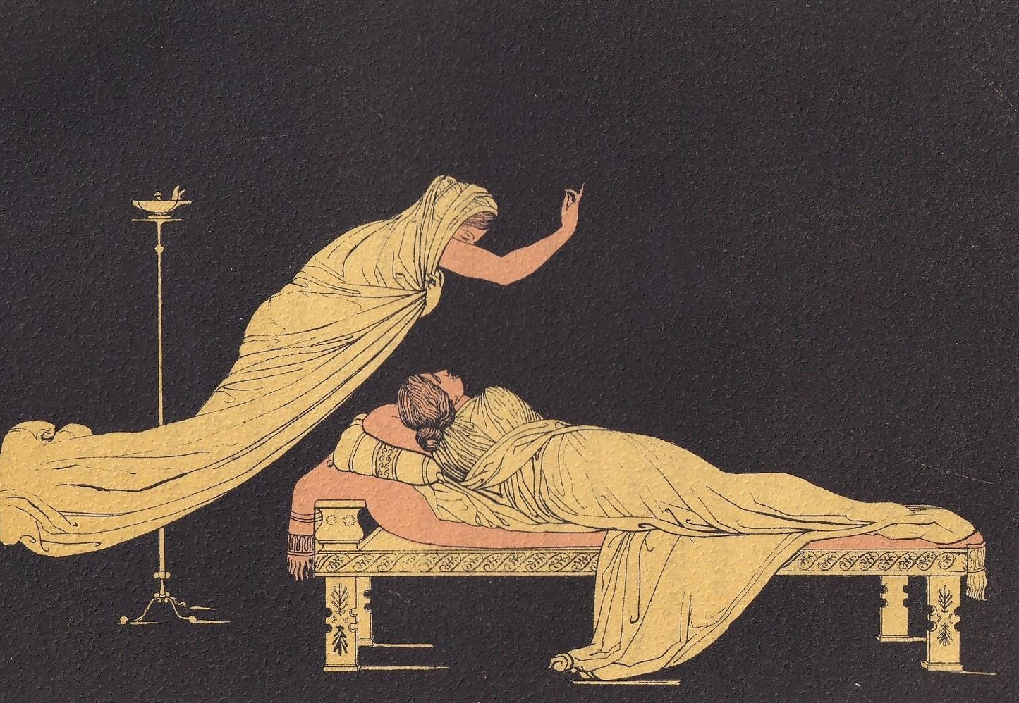 1880 PENELOPE'S DREAM Print - Greek Myths, Homer, the Odyssey Print - Odysseus - Mythology Wall Art - 7.5 x 5 Inches