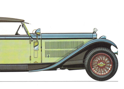 1960s LARGE CLASSIC CAR Print - Austro-Daimler 1931 - Classic Car Wall Art - Motor History - Car Gift - 15.5 x 11.7 Inches
