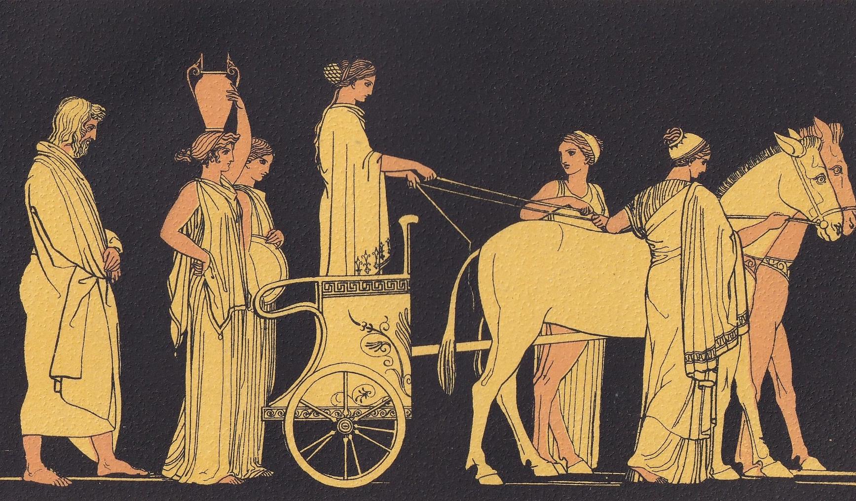 1880 ULYSSES & NAUSICAA Print - Greek Myths, Homer, the Odyssey Print - Mythology Wall Art - 7.5 x 5 Inches