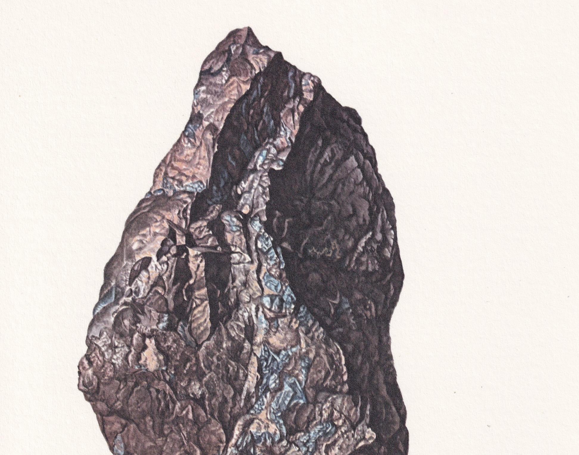 1968 GERMANITE Print - Mineral Wall Art Gift - Mineralogy Decor - Precious Stones - Vintage Rock Art - Element Print - 7.5 x 10.6 Inches