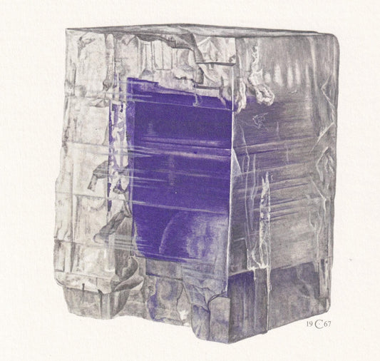 1968 ROCK SALT (HALITE) Print - Mineral Wall Art Gift - Mineralogy Decor - Precious Stones - Vintage Rock Art - Element - 7.5