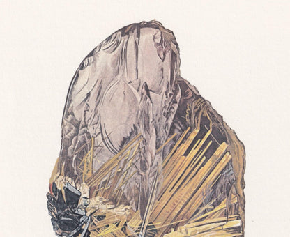 1968 RUTILE Print - Mineral Wall Art Gift - Mineralogy Decor - Precious Stones - Vintage Rock Art - Element - 7.5 x 10.6 Inches