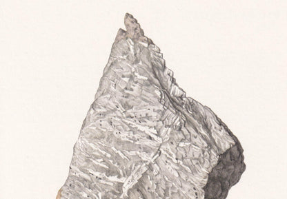 1968 WALLASTONITE Print - Mineral Wall Art Gift - Mineralogy Decor - Precious Stones - Vintage Rock Art - Element - 7.5 x 10.6 Inches