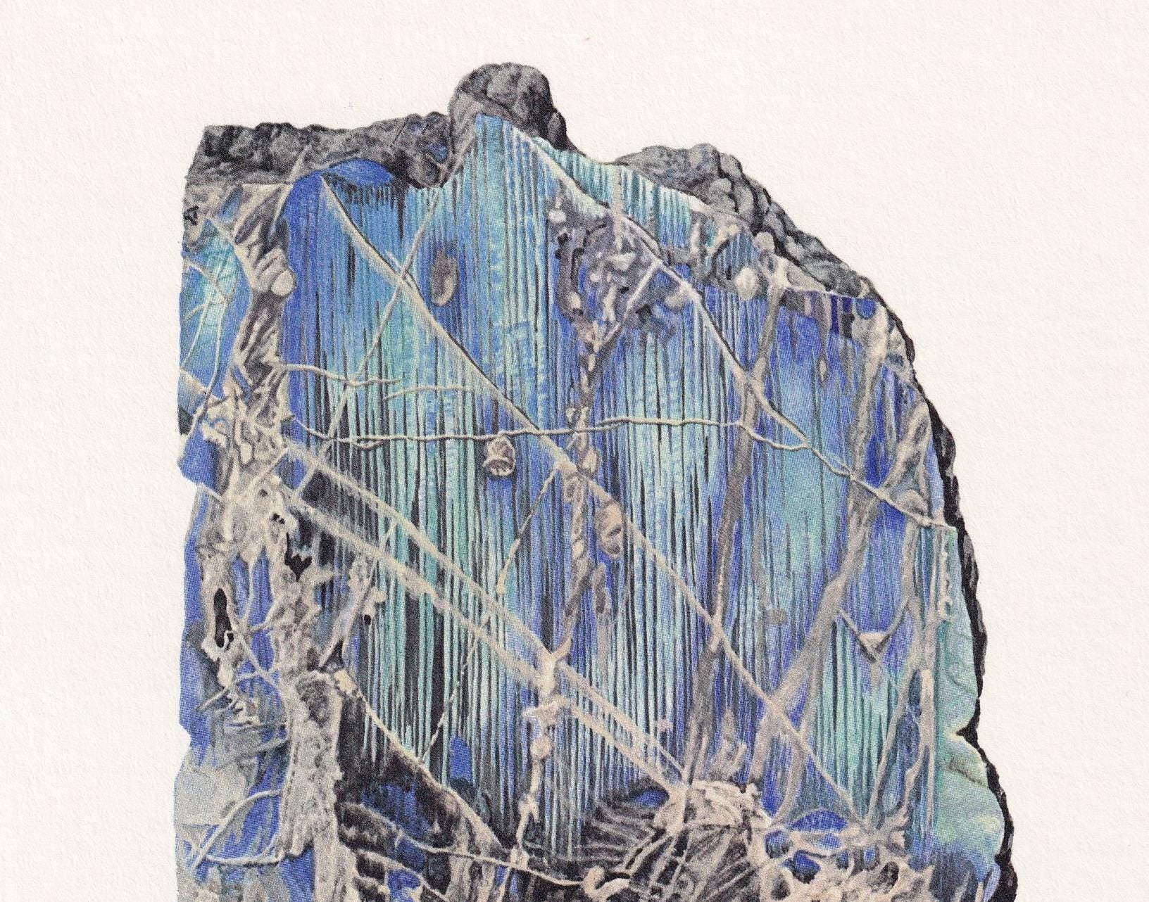 1968 LABRADORITE Print - Mineral Wall Art Gift - Mineralogy Decor - Precious Stones - Vintage Rock Art - Element - 7.5 x 10.6 Inches