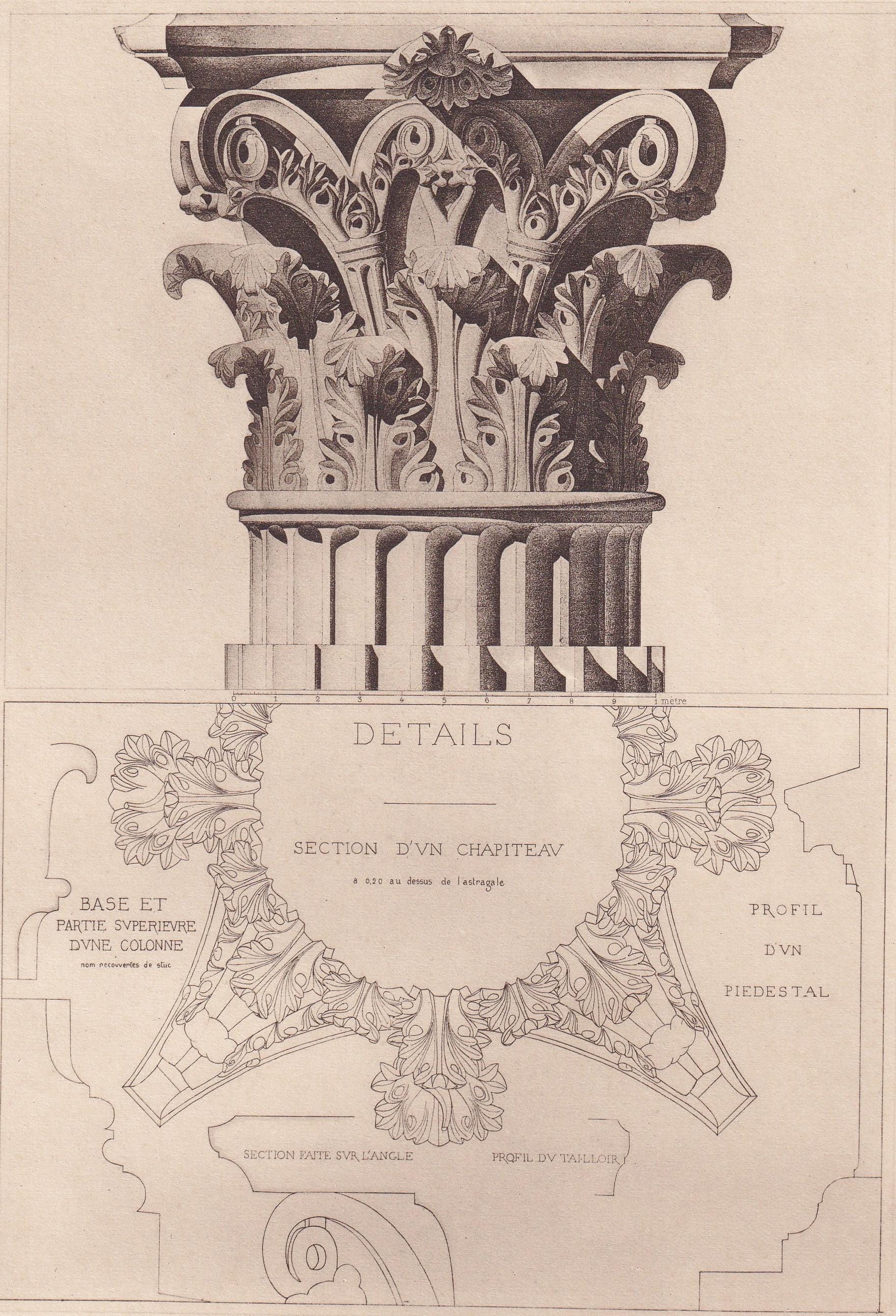 c. 1910 TEMPLE Of MINERVA, Assisi, Italy - Roman Architecture Print - Roman Greek History - Gift Decor - 8.6 x 12 Inches