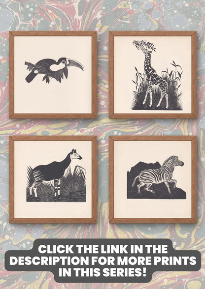 1929 DIPPER BIRD Print Wood Engraving - Bird Wall Art - Bird Wood Engraving - Antique Animal Print - 95 Years Old - 7.25 x 8 Inches