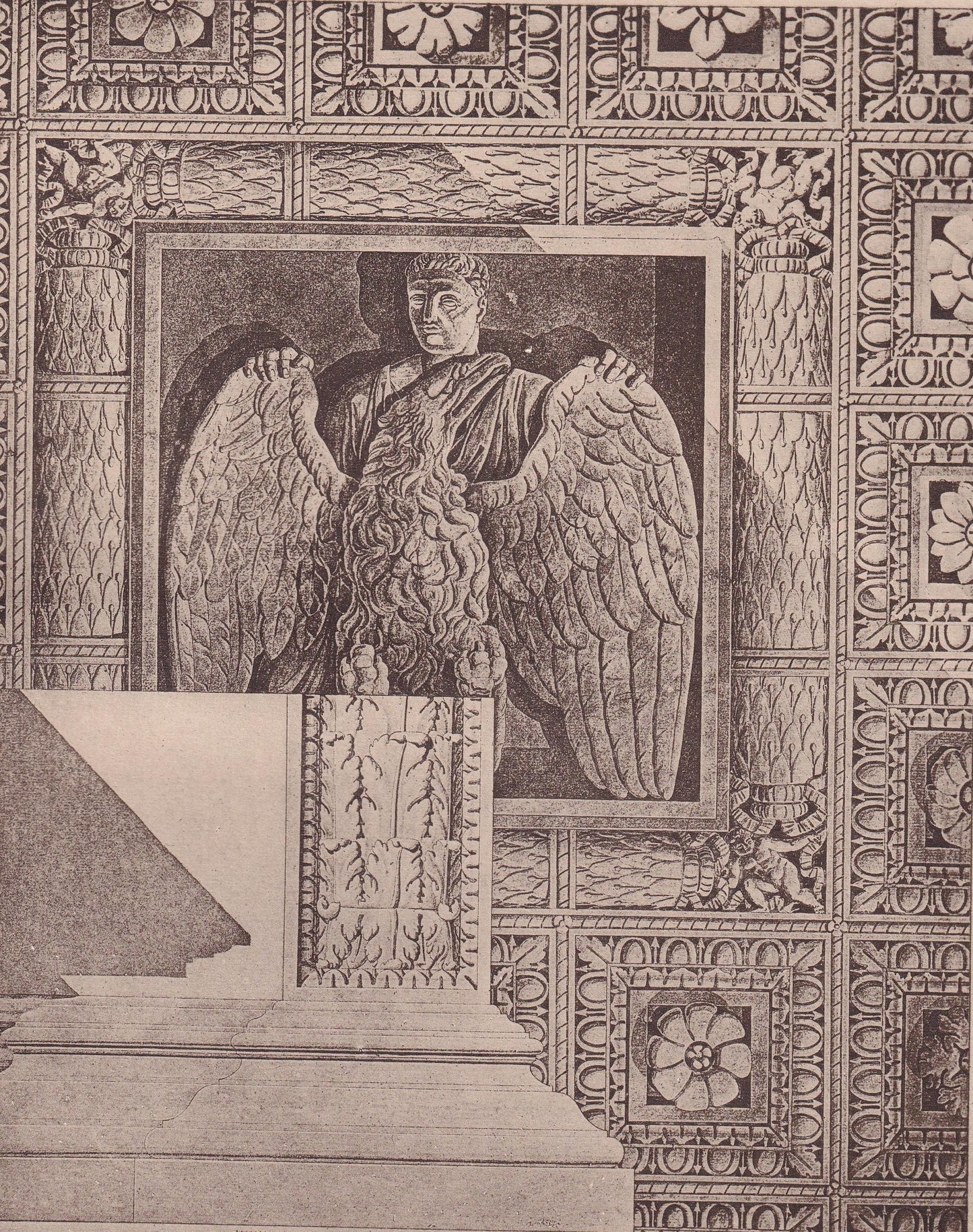 c. 1910 ARCH OF TITUS, In Rome, Italy - Roman Architecture Print - Roman Greek History - Gift Decor - 8.6 x 12 Inches